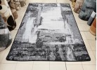 Мокетен килим 112 сив/тюркоаз
